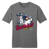 Official Austin Riley MLBPA Tee Heather Charcoal